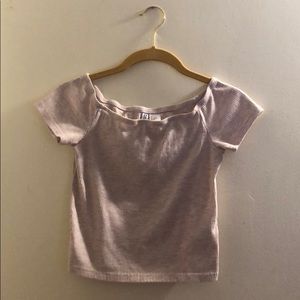 H&M Divided crop top tee